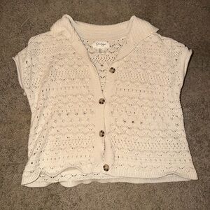 Jessica Simpson crochet top